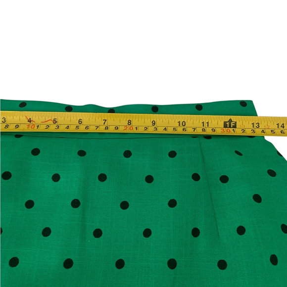 Jeremy Scott Green and Black Polka Dot Pencil Skirt - Picture 5 of 8